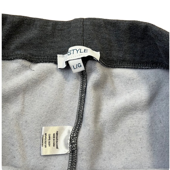 Grey Fleece lined Leggings - Picture 3 of 7